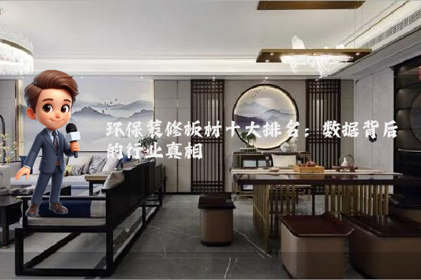 环保装修板材十大排名:数据背后的行业真相