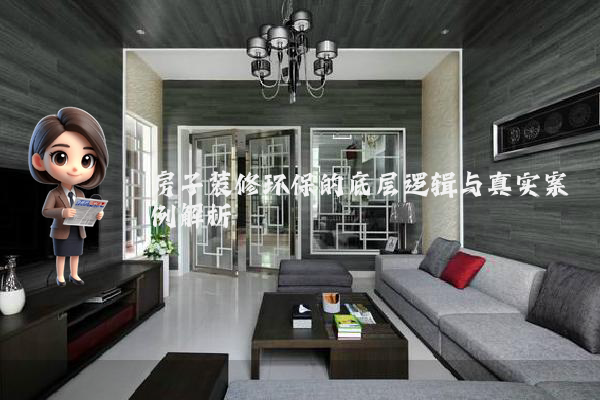房子装修环保的底层逻辑与真实案例解析